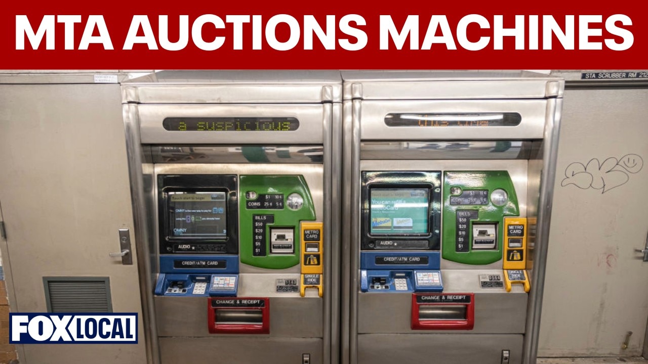 MTA auctions off retired MetroCard vending machines as memorabilia
