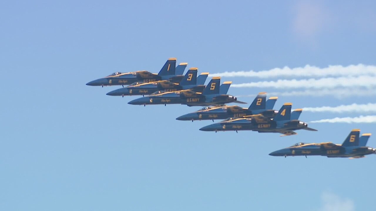 A spectacle in the skies - Blue Angels dazzle Metro Detroit