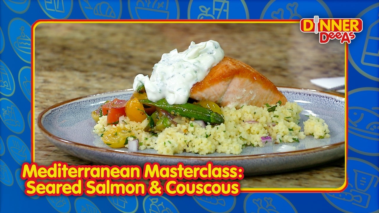 Mediterranean Masterclass: Seared Salmon & Couscous | Dinner DeeAs