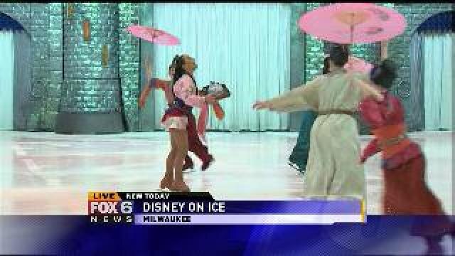 Laura gets a behind the scenes performance of Disney On Ice