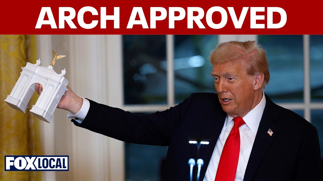 Federal panel approves Trump's DC arch proposal