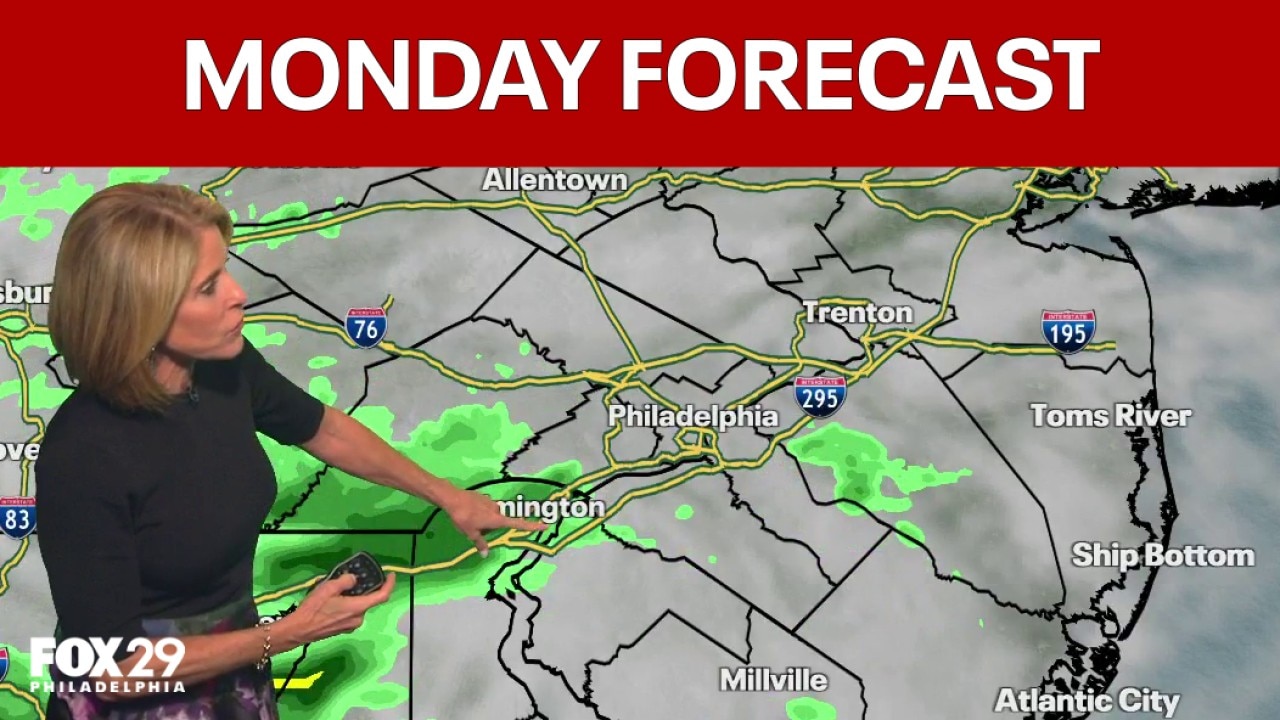 Philadelphia weather: Monday evening forecast