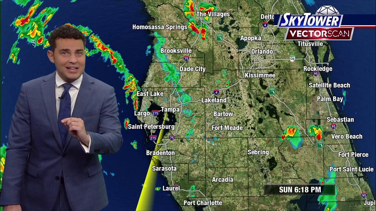 Tampa weather | Sunday evening forecast