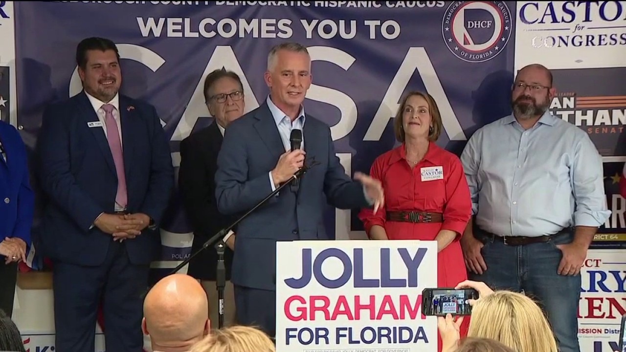 The race for governor highlighted Tampa Bay today