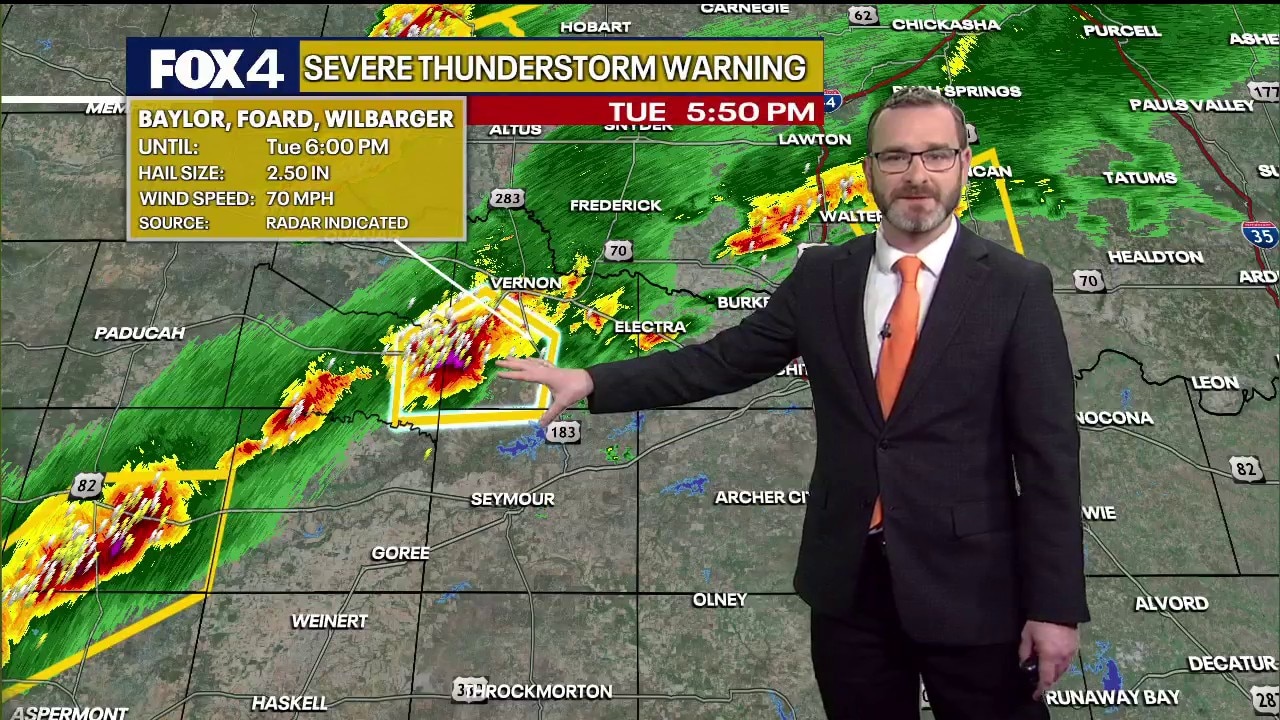 Dallas weather: Apr. 14 evening forecast