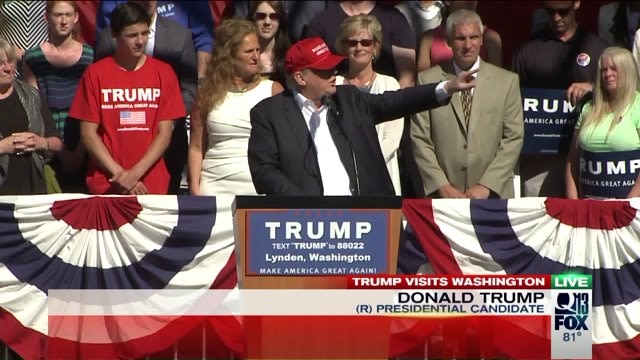 RAW: Donald Trump`s Lynden rally (Part 2)