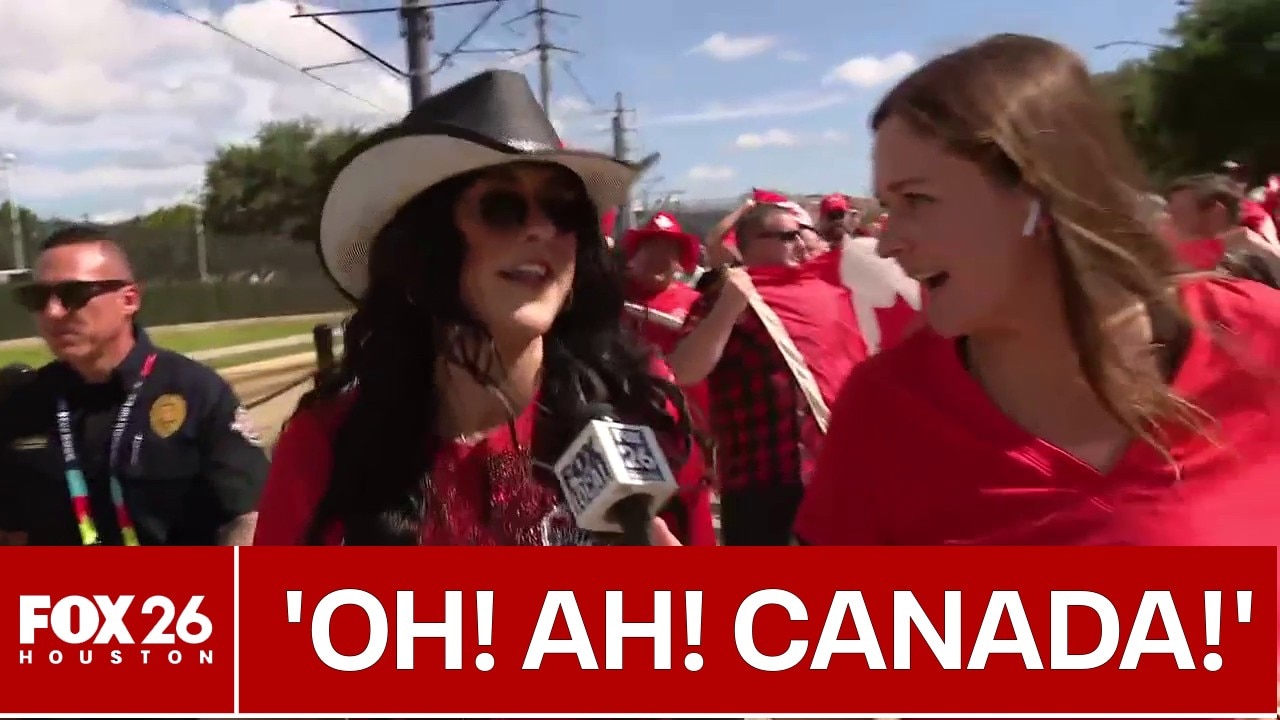Canada vs Morocco: Canada fan walk to Houston Stadium