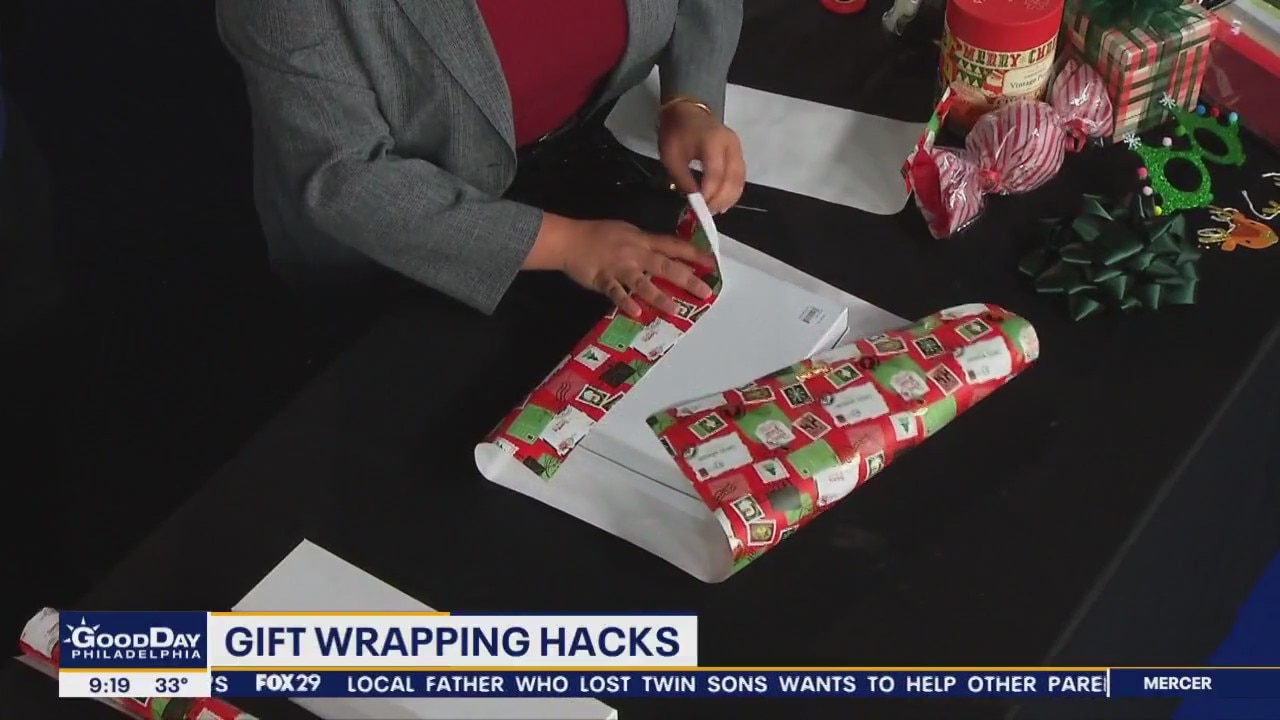 Christmas gift wrapping hacks