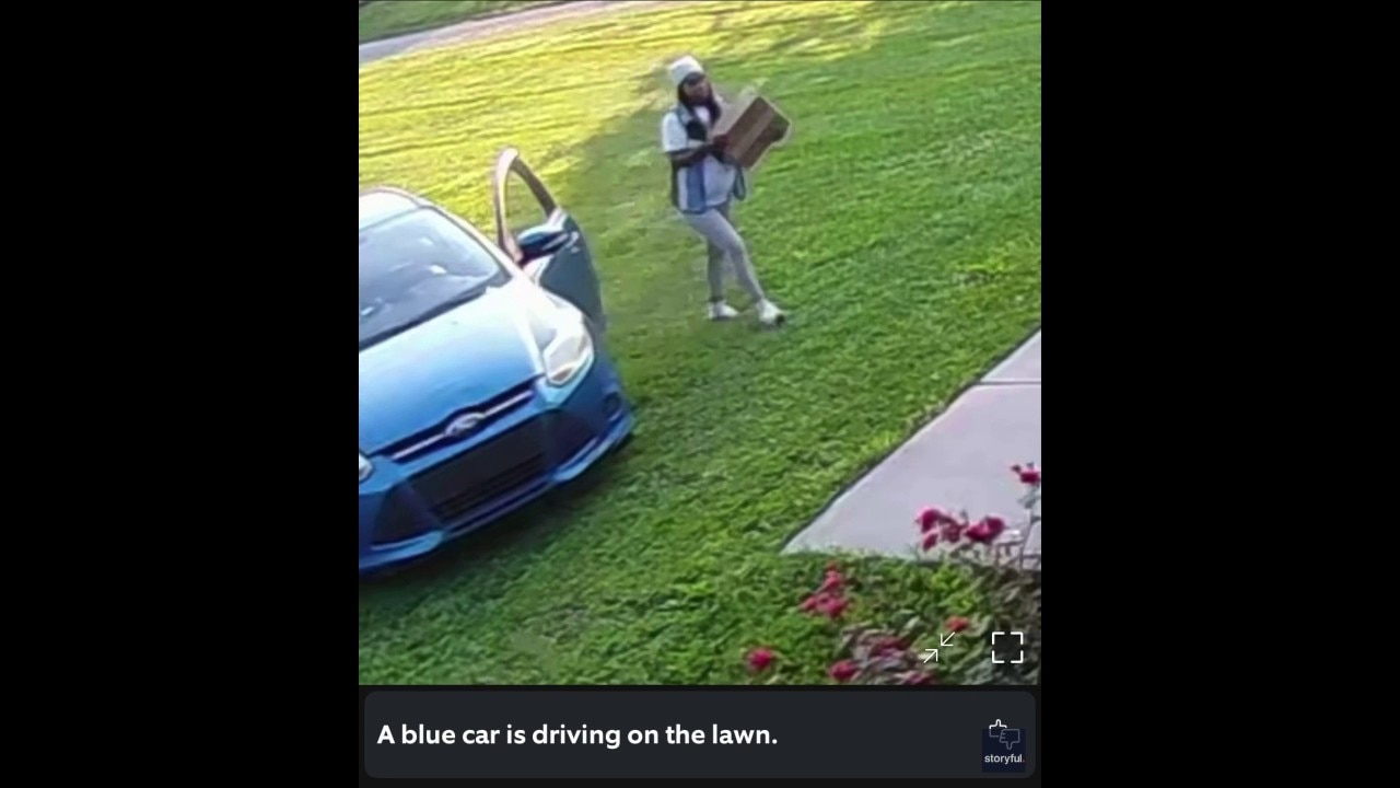 Amazon driver ruins lawn