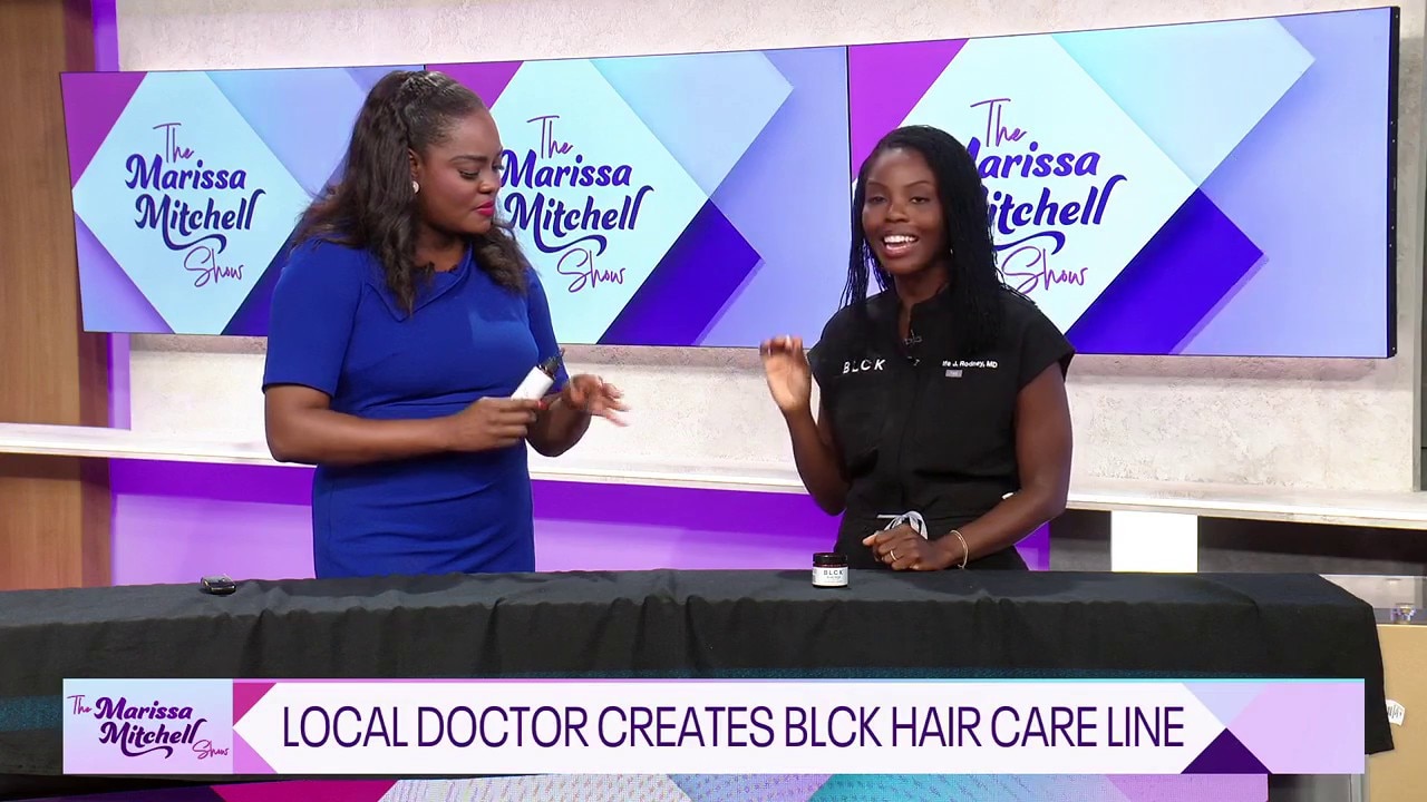 Local doctor created BLCK hair care line