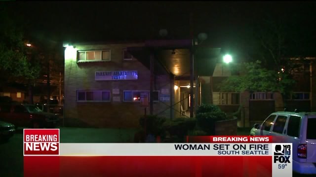 South Seattle Woman Set On Fire