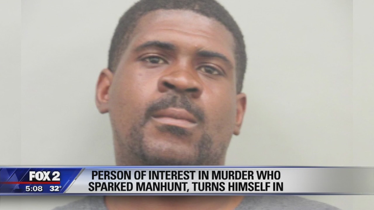 Person of interest in murder escapes police custody, turns self in after media coverage