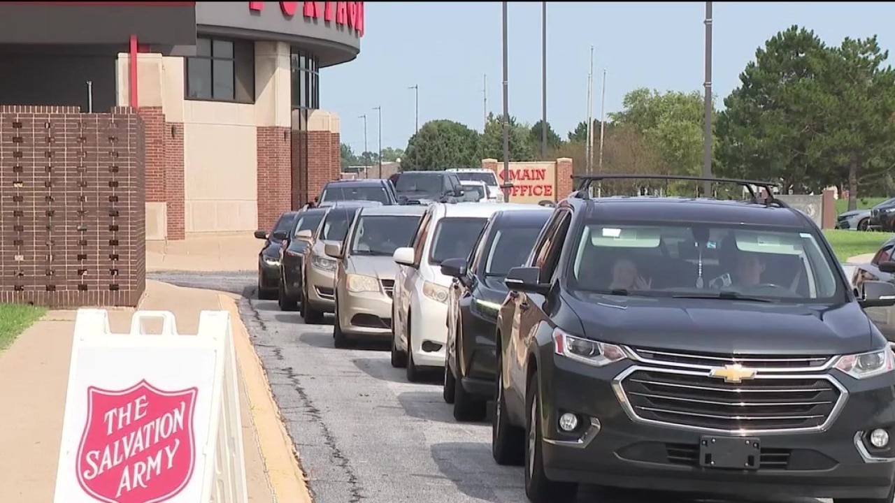 Portage food giveaway helps residents after devastating storms