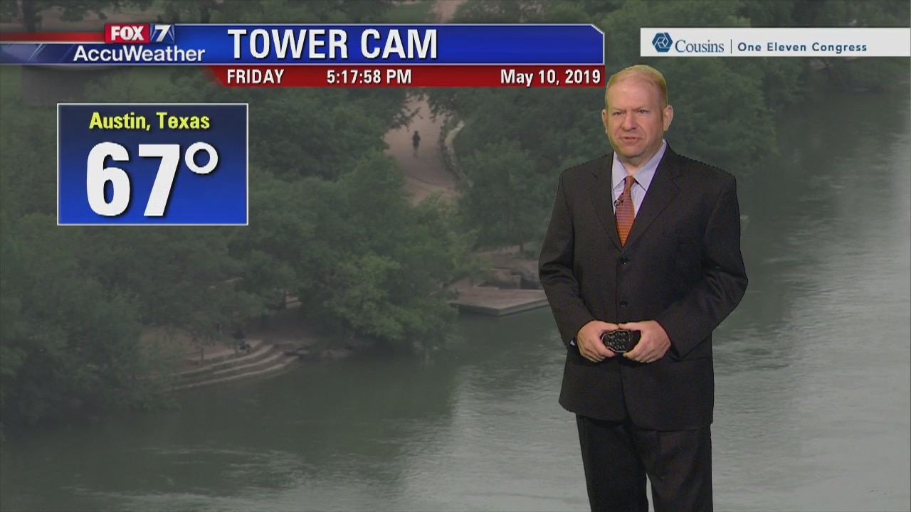 Evening weather forecast for 5/10/19