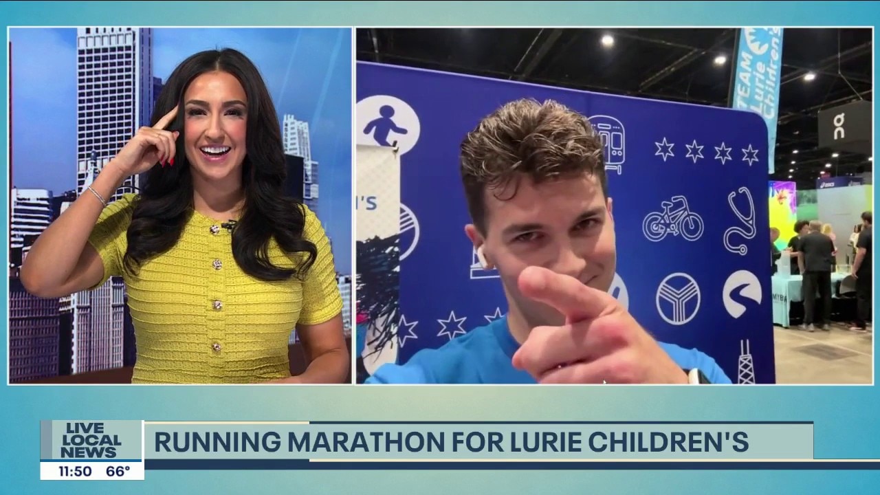 Lurie Children's and FOX Chicago team up to fundraise $10,000 for Lurie's Chicago Marathon Team