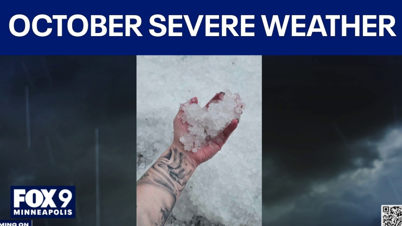 MN weather: October storms bring hail to parts of Minnesota