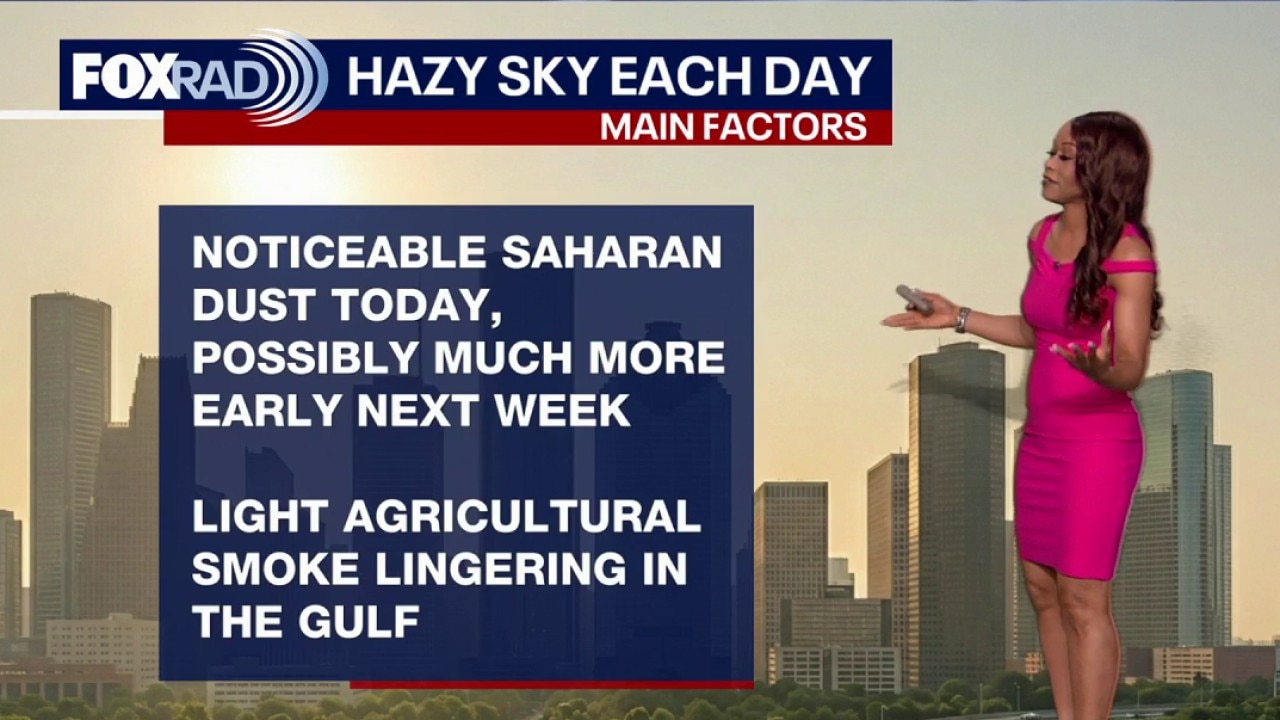 Houston weather: Heat, haziness continues