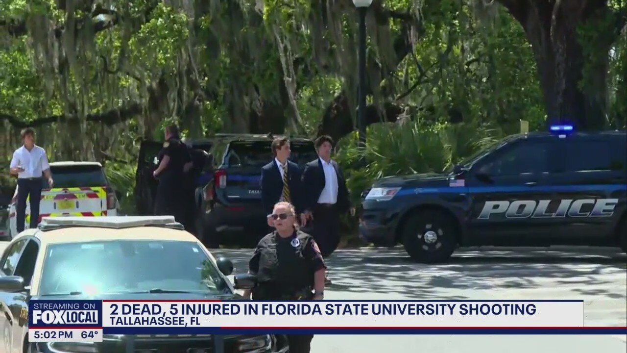 Florida State University shooting: 2 dead & 5 injured; gunman is son of deputy