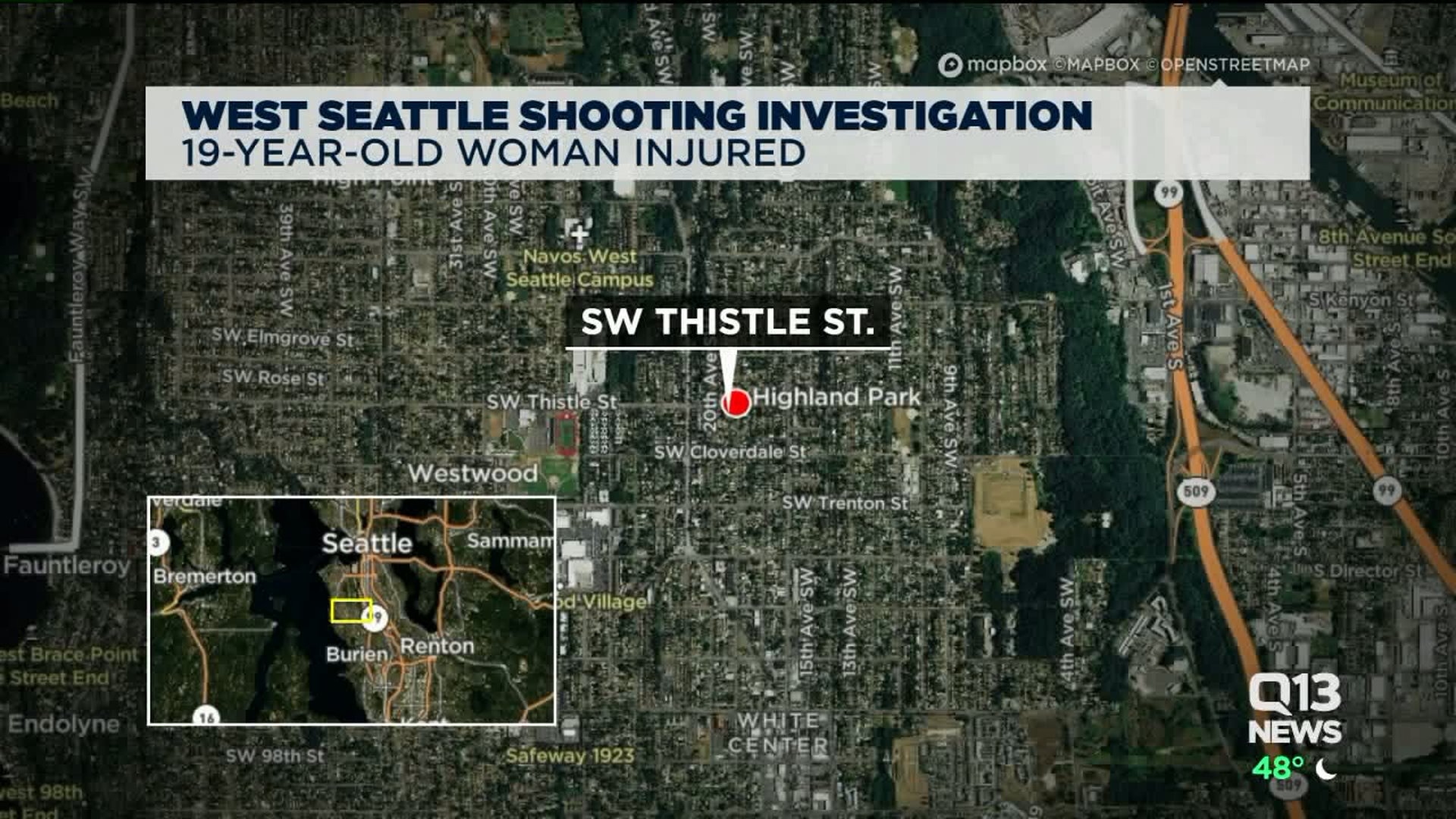 Woman injured in Seattle shooting | FOX 13 Seattle