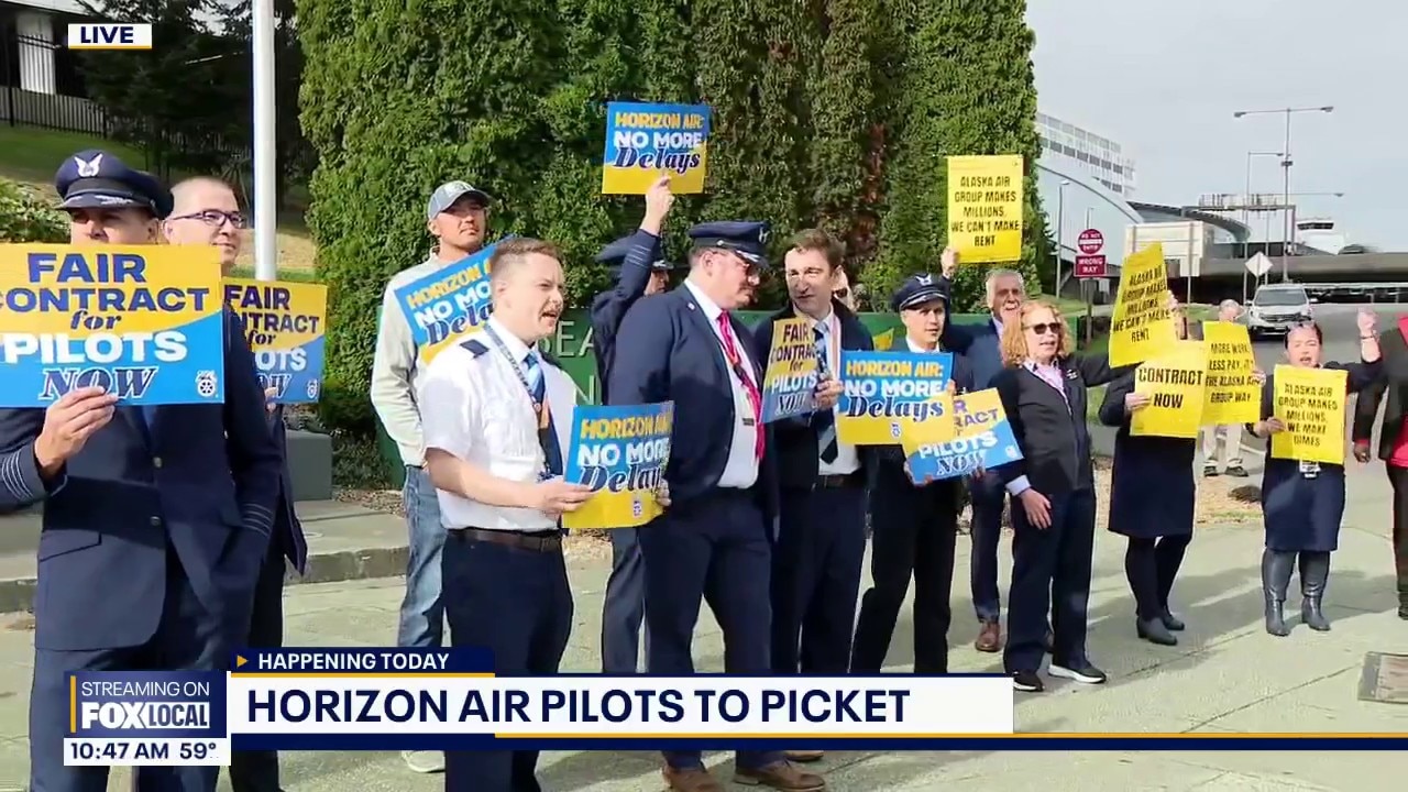 Horizon Air pilots in WA to picket