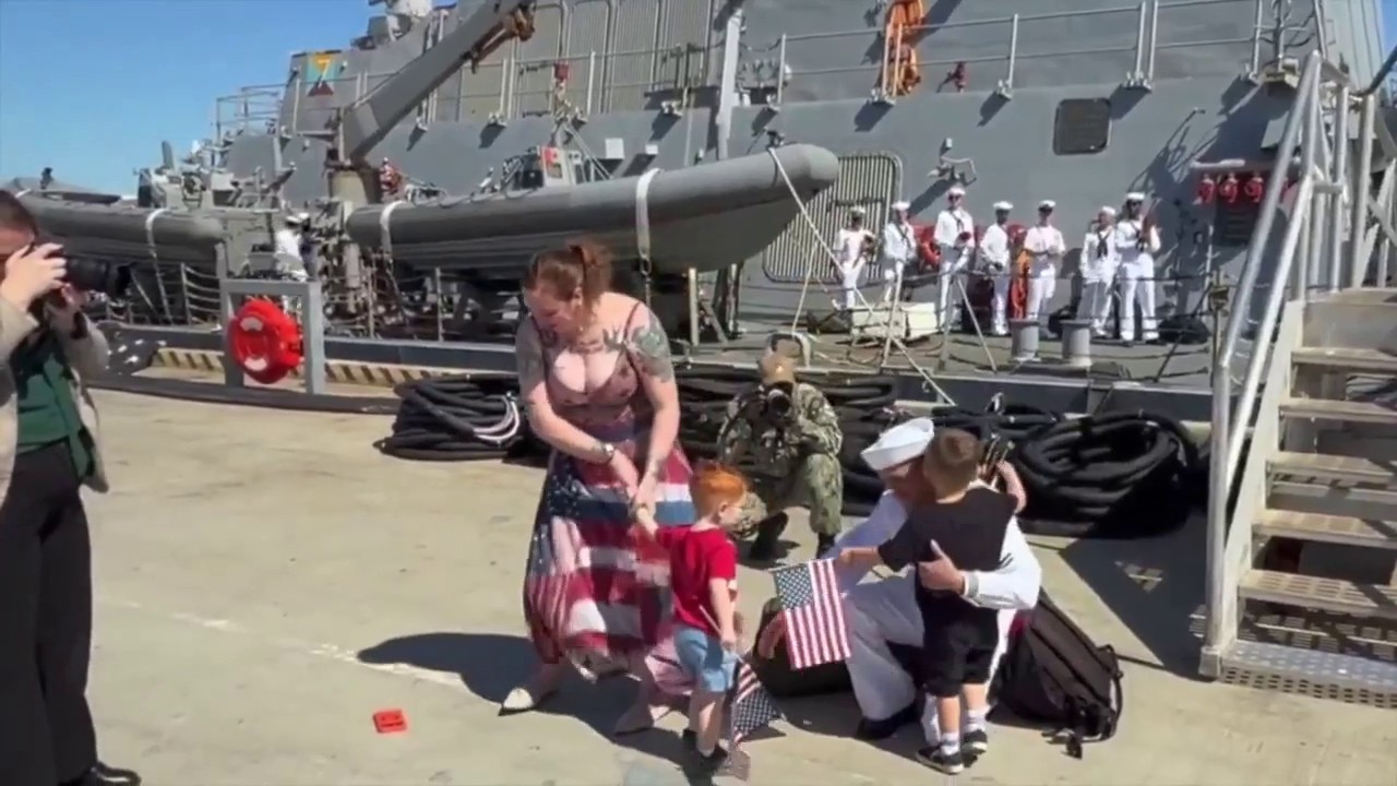USS Ford crew reunite with families after record deployment