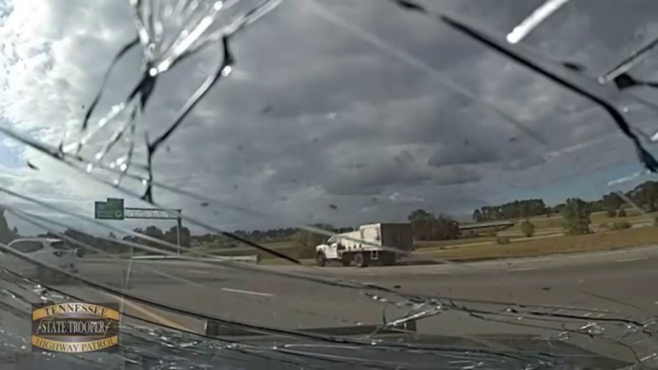 Wrong way driver crashes into trooper