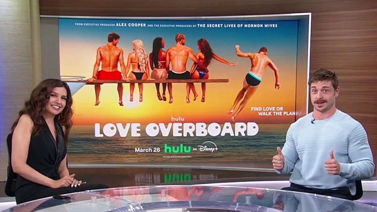 Making a splash on 'Love Overboard'!