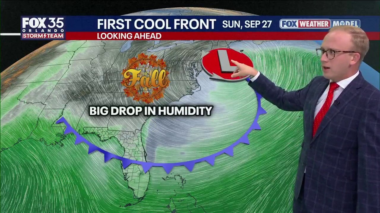 Orlando Weather Forecast: Tracking first cool front