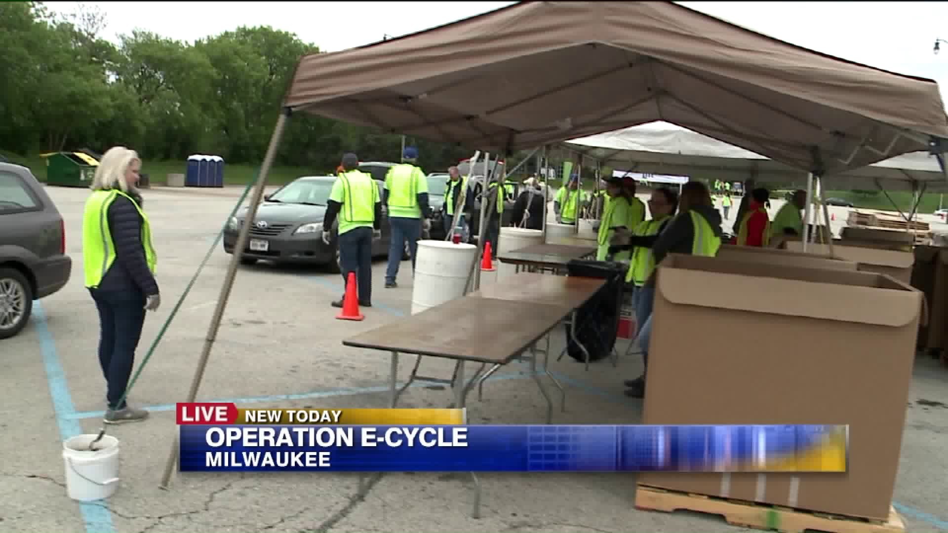 "Operation E-cycle" benefits for donating