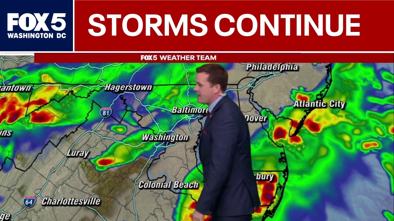 DC Weather: Strong storms continue across the region