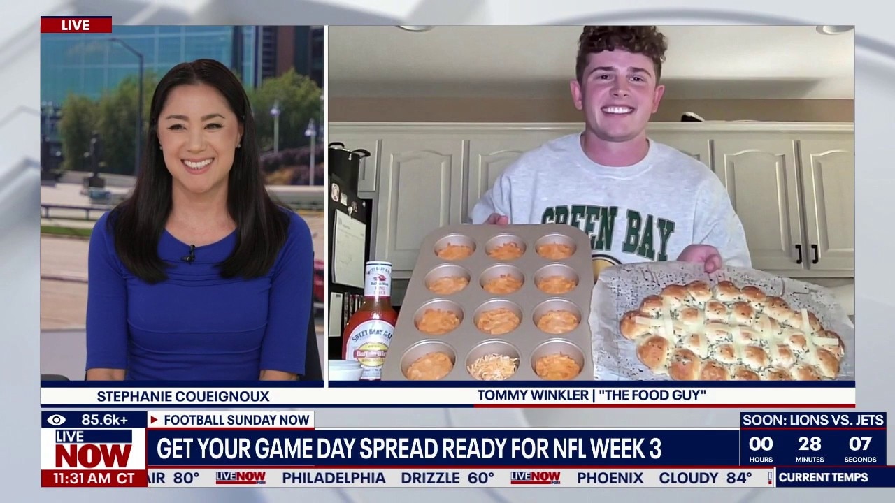 Get your game day spread ready for NFL week 3