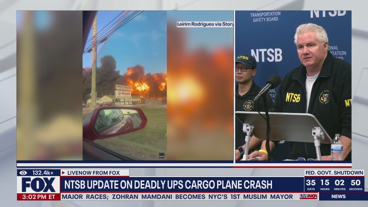 NTSB provides update on UPS crash in Louisville