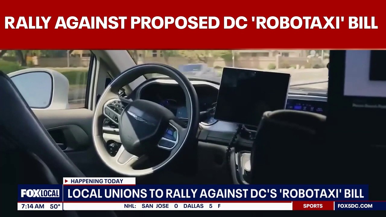 Local unions to rally against proposed DC 'robotaxi' bill
