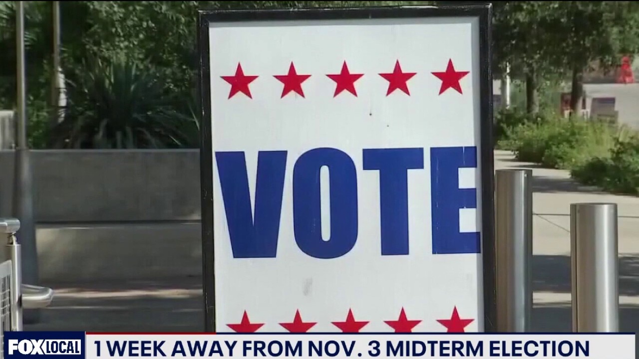 1 week away from Nov. 3 election