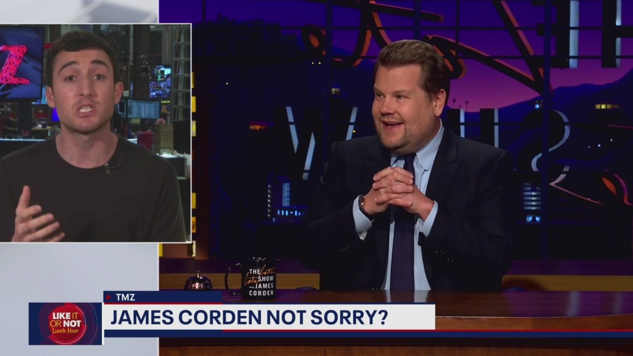 James Corden apology confusion