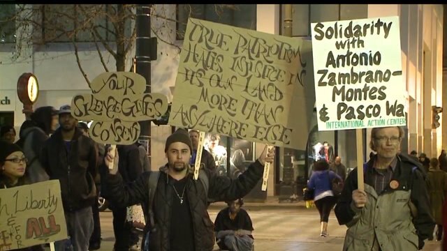 Protest held in Seattle over police killing of man in Pasco