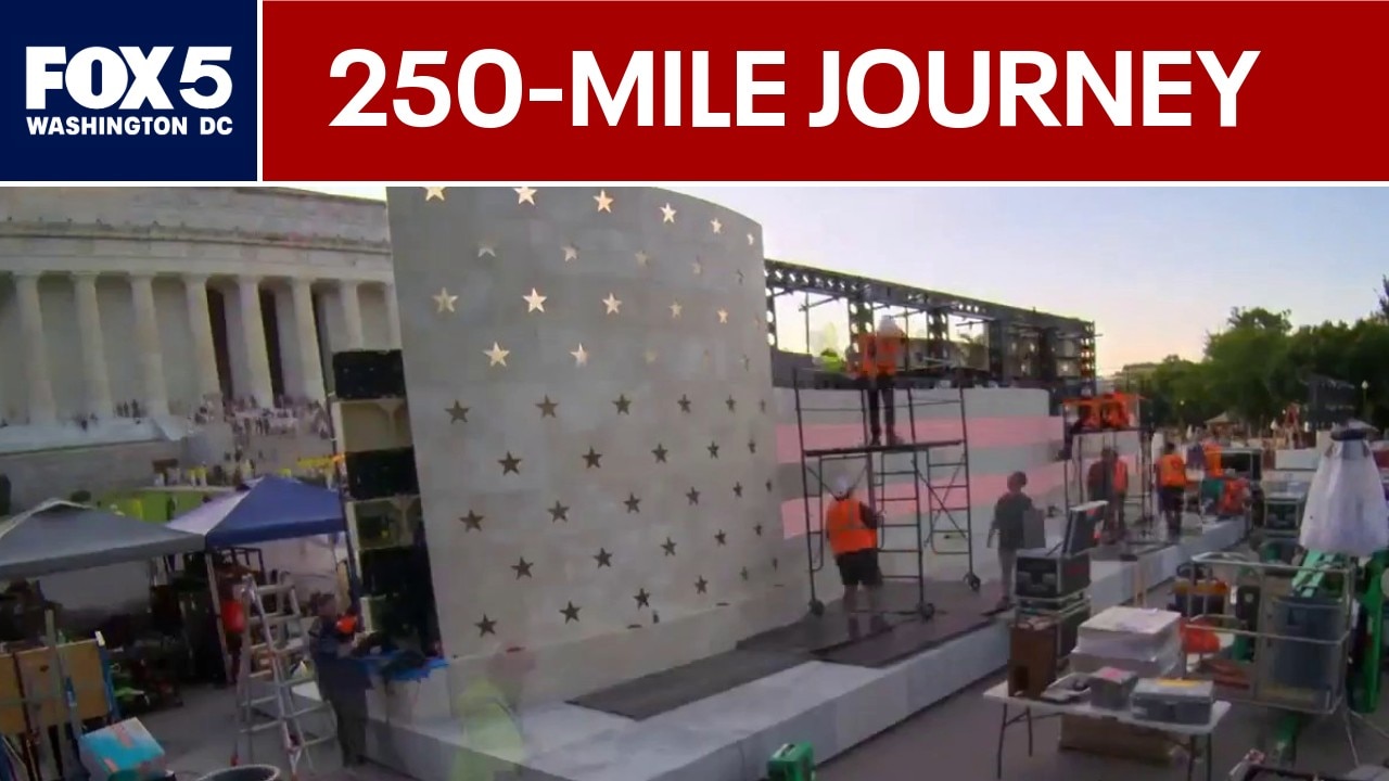 Flag completes 250-mile journey for 9/11 and America 250 