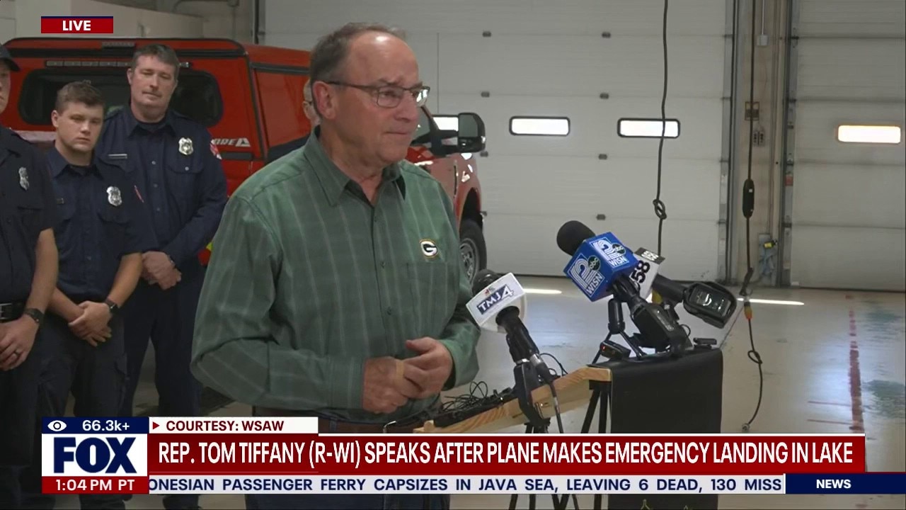 Rep. Tiffany gets emotional after plane emergency landing