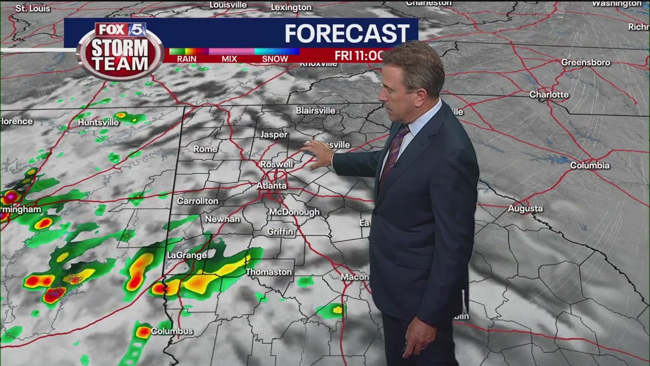 Thursday afternoon forecast update