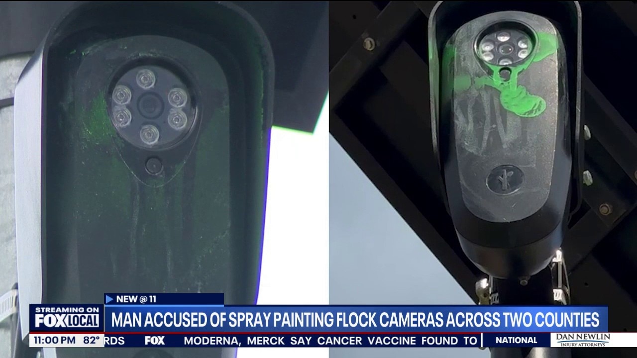 Orlando man accused of spray-painting Flock cameras in two counties