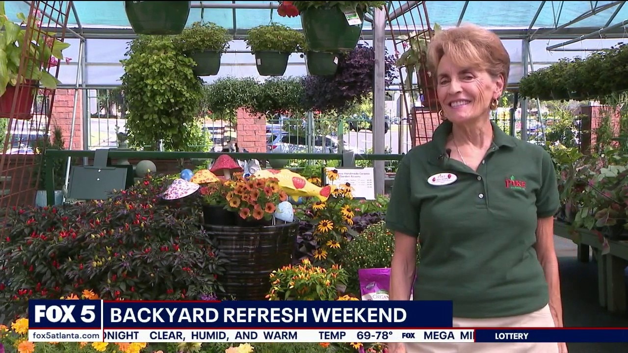 Backyard refresh weekend with Pike Nursery