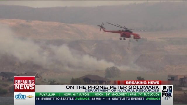 Peter Goldmark of State DNR talks about Twisp fires