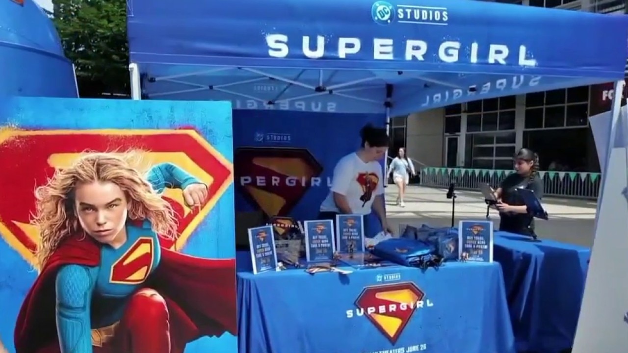 Supergirl themed activation lands at The Battery Atlanta