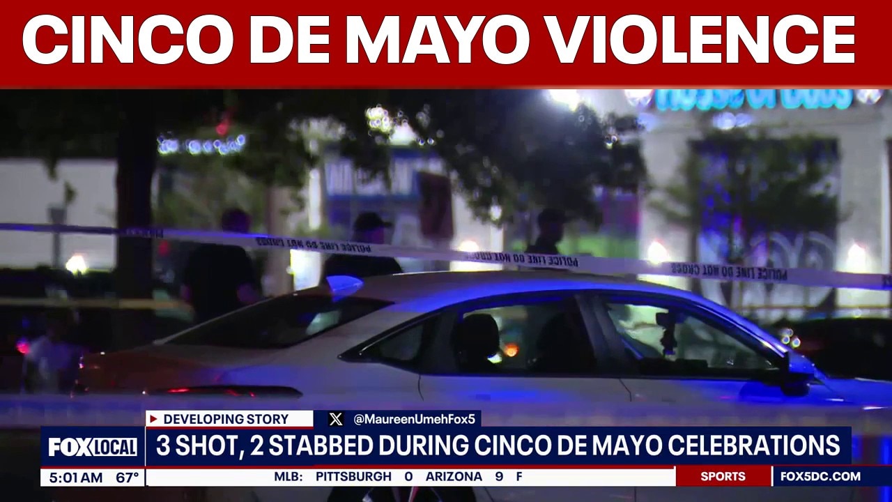 3 shot, 2 stabbed during Cinco de Mayo chaos in Laurel