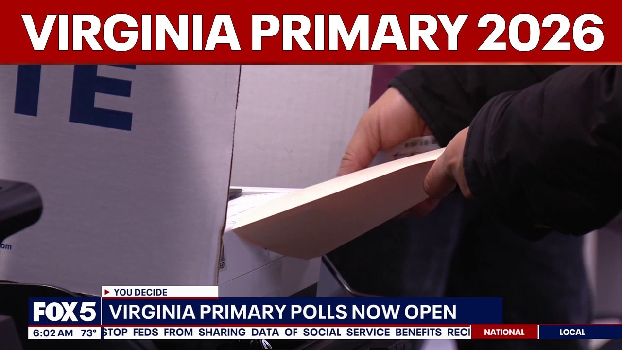 Virginia Primary 2026: Polls open for Election Day