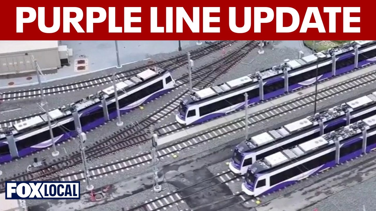Maryland Purple Lane update: Crews lay final piece of track