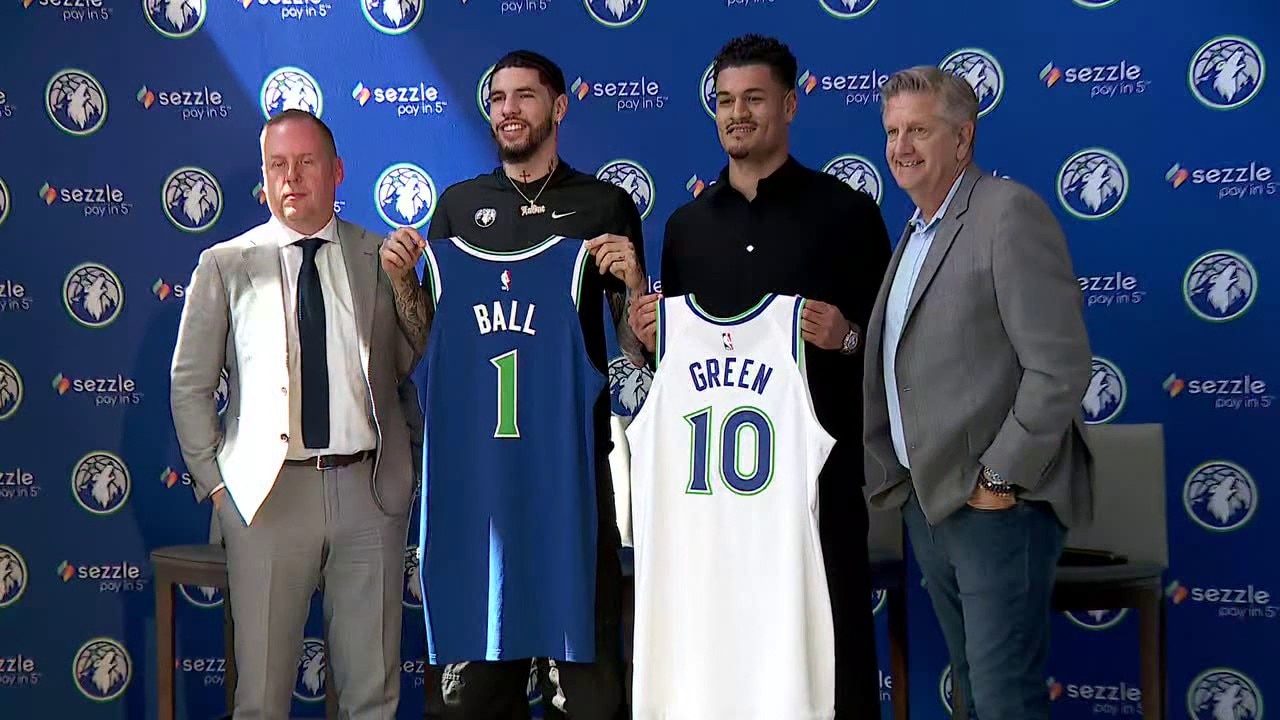 Timberwolves introduce LaMelo Ball: 'I feel like it's God's plan'