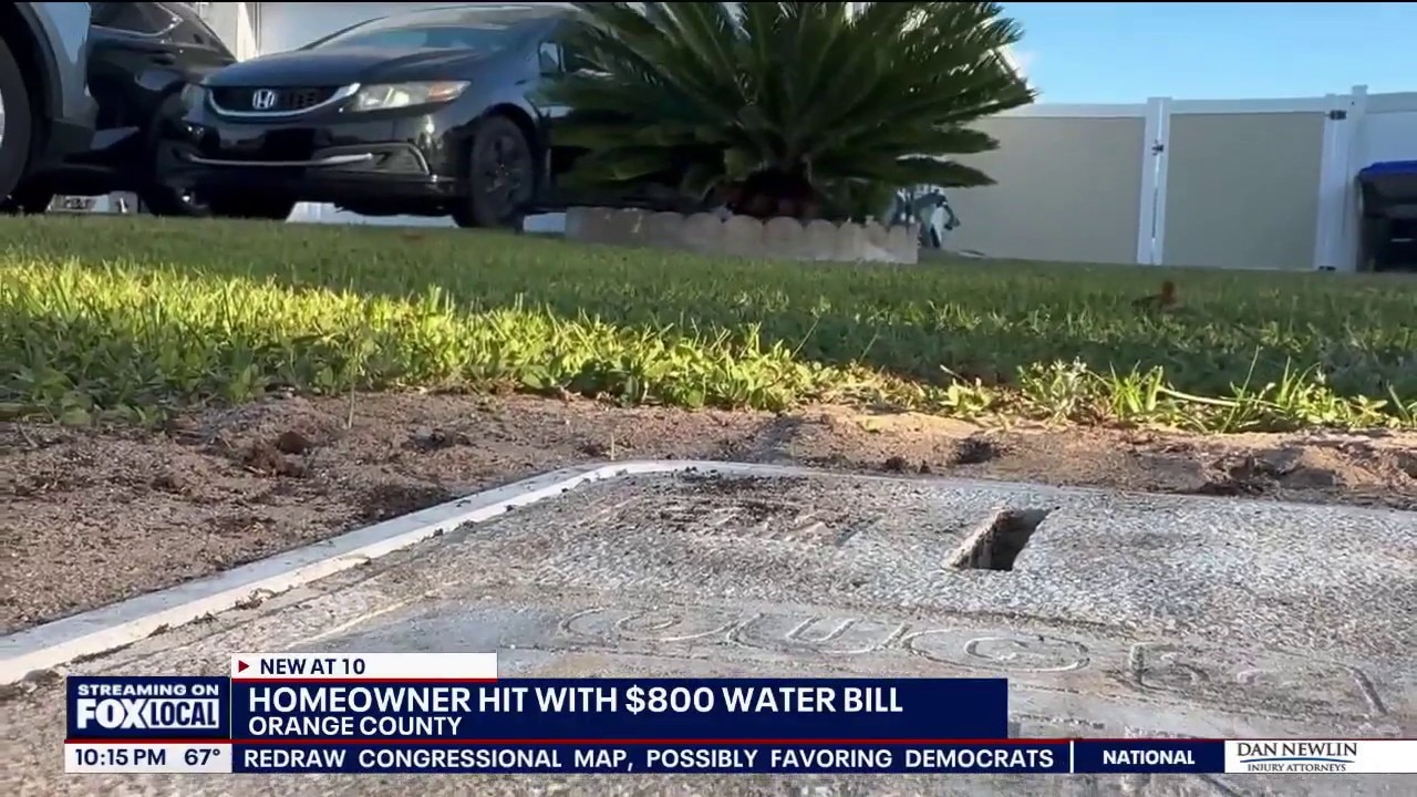 Orange County homeowner hit with $800 water bill