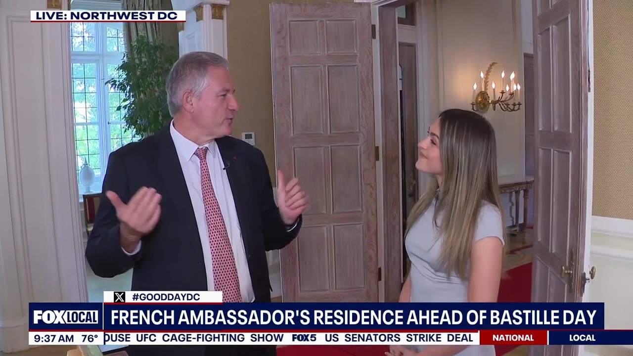 Tour of Newly Renovated French Ambassador's Residence