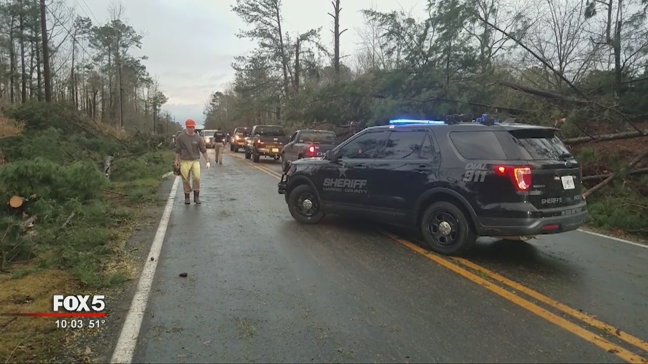 Harris County storm damage